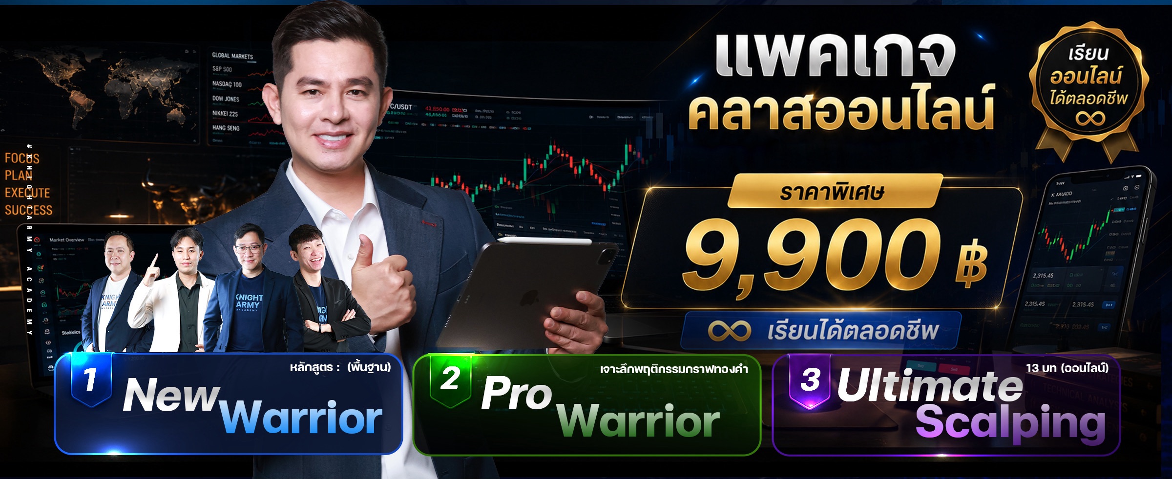 3-LEVEL KNIGHT MASTERY 3 ระดับ จากพื้นฐาน สู่การเทรดอย่างเป็นระบบ